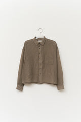 Crush Tencel Cropped Shirt