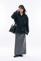 Ever Incision long skirt