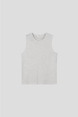 Waffle Crop Sleeveless Tee