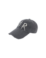 RIR DESTROYED WASHED CAP (GRAY)