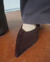 sharp toe flats