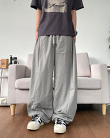 Side Snap Nylon Balloon Pants