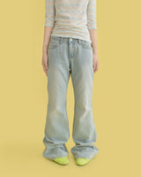 Natural bootcut denim