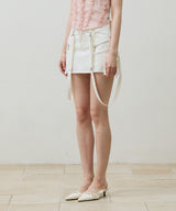 BELLA MINI SKIRT PANTS / WHITE