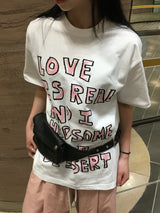 クレヨンキッシュレタリング半袖Tシャツ (2c)