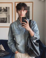 Debor Washed Denim Trucker Jacket