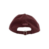 ベーシック ロゴ ウォッシュド キャップ (BURGUNDY)