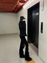 Line Slim High Neck Coat