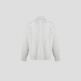 ASCLO コントラストダメージニットジップアップ (3color)