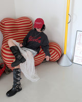 Laxique Sleeve Layered Oversized Fit T-shirt