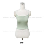 [U-BASIC] Ainey Back Crop Ribbed Sleeveless