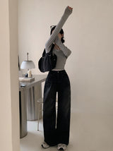 セイムデイシッピング [New Spring Product 10%] [BELLIDE MADE] オーシャンワイドデニムパンツ