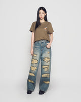 25FW WOMAN FUZZY BEAR SHORT SLEEVE T-SHIRT