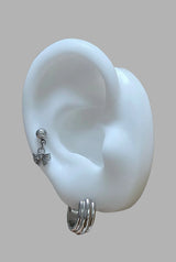 line volume earrings