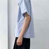 Structured Diagonal Seam Shirt