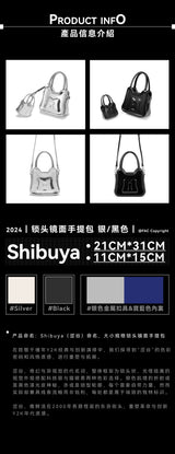 “SHIBURA” Y2k Mirror Handbag