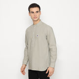 MON AKITA - Kishi Men's Long Sleeve Shirts Grey