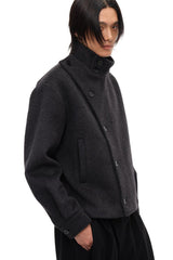 Adjustable Waist Wool Jacket
