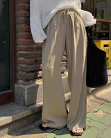 Ethan バンディングワイドパンツ