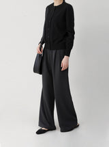 Aver Layered Cardigan Knit