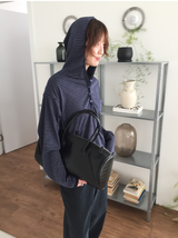 デルトボタン ダンガラフードTシャツ(3c)