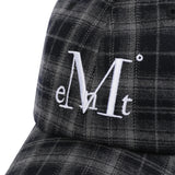【企画限定価格】 MUCENT SIGNATURE BALL CAP (Check black)