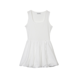 LAYERED BALLOON DRESS