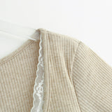 Emily Lace Slim Tee