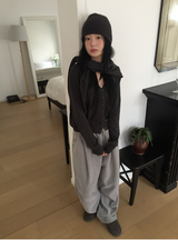 ボウバルーンフィットゴルジニットパンツ（3c）