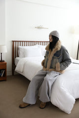 Quilted Lining) アースファーデニムジャケット