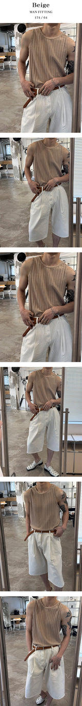 [S/S] Golgi knit sleeveless(5color)