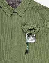 PACKABLE SEERSUCKER HALF SHIRTS GREEN