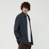 ウォッシュドコットンシャツ DEEP NAVY
