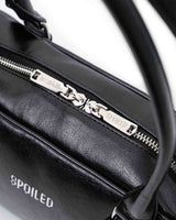 SPOILED LONG TOP – HANDLE BOX BAG | BLACK