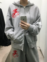 [SET]ルルユニコーンオーバースウェットフーディージップアップ(3c)