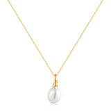 天然淡水パール 925 シルバー ネックレス N058-02G