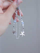 Surgical steel refreshing sea starfish bracelet