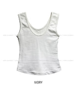 [U-BAISC] Fog solid sleeveless