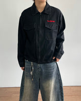 Delly Embroidered Denim Jacket