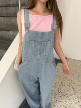 ヒッコリー デニム オーバーオール