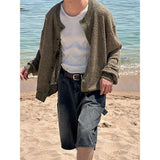 [Unisex] エスニックシースルーカーディガン(3color)