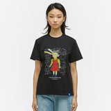 "Young-Hee" ショートスリーブTシャツ (Black)