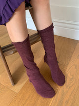 Laris Banding See-Through Knee Socks