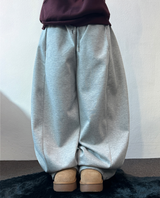 フォーマルバルーンサイドピンタックロングパンツ 🤍🩶🖤2SIZE/3COLOR