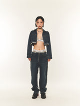 ローライズデニムパンツ (FOR UNISEX)