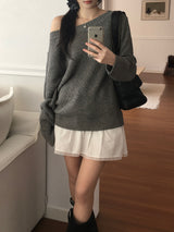 Neff Off-Shoulder Knitwear (3 colors)