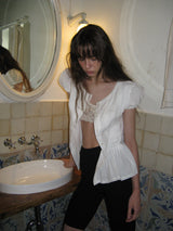 Lace strap blouse