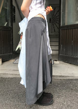 OVERLAY FOLD SKIRT