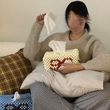 【MADE】 candy ribbon tissue case (ivory)