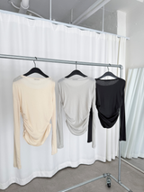 nube string shirring top (3color)